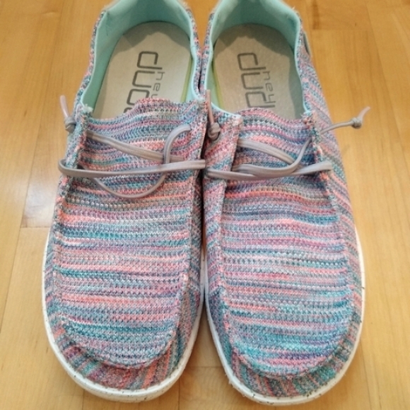 Hey Dude Wendy Sox Sunset Pink Multi 
